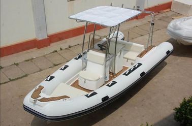 580cm Korea PVC   large center console inflatable rib boat rib580A big boat with teak floor supplier