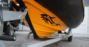 Deep - V Fiberglass Bottom Inflatable Boat 19 Ft With Customized Equipments supplier