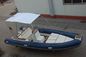 6m Luxury Inflatable Rib Boat 1587 KGS Light Boat With Fiberglass Step supplier