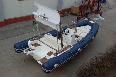 Rigid Hull Inflatable Rib Boat Abrasion Resistance 600 Cm With Boat Trailer supplier