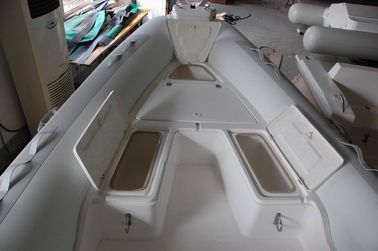 20 Ft PVC Rigid Inflatable Boat 590KGS , Handmade Inflatable Hard Bottom Boat supplier