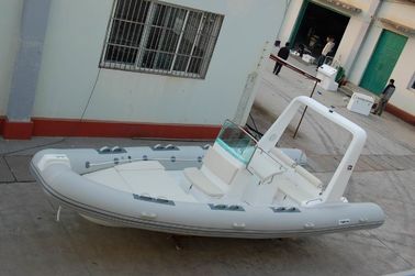 Rigid Hull Inflatable Boats 22 Ft Toughness / Reliability With Fiberglass Step supplier