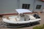 28 Ft 850cm Cm PVC Inflatable Boat , Rib Inflatable Boat With Big Sunbathe Panel supplier