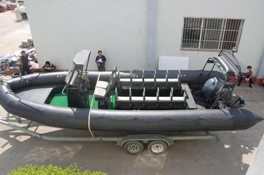 32 Feet Inflatable Rib Boat Large Passenger Ship For Army Patrolling / Rescuing supplier