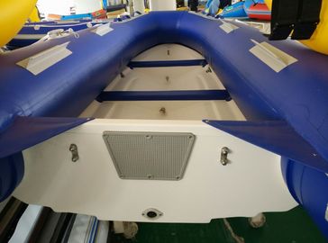 3 Chamber Foldable Inflatable Boat , Frameless Pontoon Fishing Boats 330cm supplier