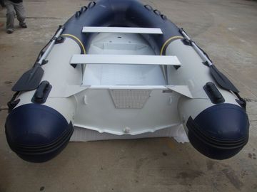 Hypalon Tube Commercial Aluminum Fishing Boats Size Customized Wtih Foot Pump supplier