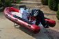 Medium Size Aluminum Rib Boat Hypalon Tube 420cm Removable With Seat supplier