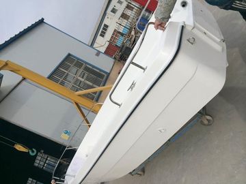 Deep Sea Fishing Boats Move Smoothly , 5m Long 4 Man Pontoon Boat For Fishing Fields supplier