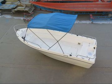 Double Seats Fiberglass Fishing Boats 1.9m Width 6 Person Fishing Boat supplier