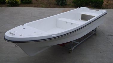 Fiberglass Hull Offshore Fishing Boats , Erosion Resistant 4.2 M Glass Fiber Boat supplier