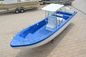 Stability Blue Freshwater Fishing Boats , Fiberglass 8m Pleasure Fishing Boats supplier