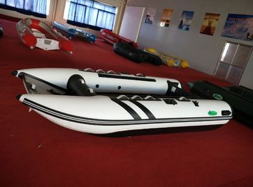 470 Cm Inflatable Catamaran Work Boat Alloy Floor High Speed With Air Bow supplier