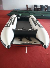 470 Cm Inflatable Catamaran Work Boat Alloy Floor High Speed With Air Bow supplier