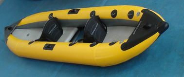 25cm Diameter Two Person Inflatable Kayak Double - Bladed Paddle With Transparent Window supplier