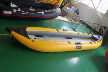 Two Person Inflatable Sea Kayak 388 Cm PVC Fabric With Removable Floor supplier