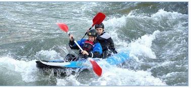 25cm Diameter Two Person Inflatable Kayak Double - Bladed Paddle With Transparent Window supplier