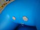 Blue Inflatable River Raft PVC Reinforced Bottom 4 Person Inflatable Raft supplier