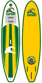 Green Inflatable SUP Board SUP11' Inflatable Fishing Sup With LOGO Customized supplier