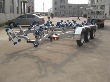 Heavy Duty Galvanized Boat Trailer For Rib Boats , 960 cm Dual Axle Boat Trailer supplier