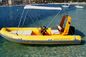 Unique Hull Design Small Rib Boat 8 Person Inflatable Boat With Teak Floor / Fuel Tank supplier