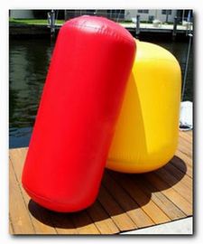 Multi Color Inflatable Boat Accessories Compressed - Air PVC Large Boat Fenders supplier