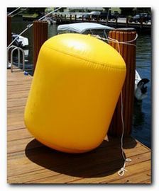 Multi Color Inflatable Boat Accessories Compressed - Air PVC Large Boat Fenders supplier