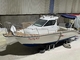 2023 7.6m long fiberglass fishing yacht with cabin on sea for water fun supplier