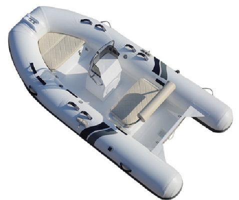 65KGS Fiberglass Small Rib Boat for Smooth and Stable Water Transportation supplier
