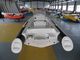 Fiberglass + Orca Hypalon Rigid Hull Inflatable Rib Boat with steering system supplier
