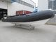 480Cm Long Frp Rigid Inflatable Rib Boat , 8 Person Inflatable Boat With Locker Console supplier