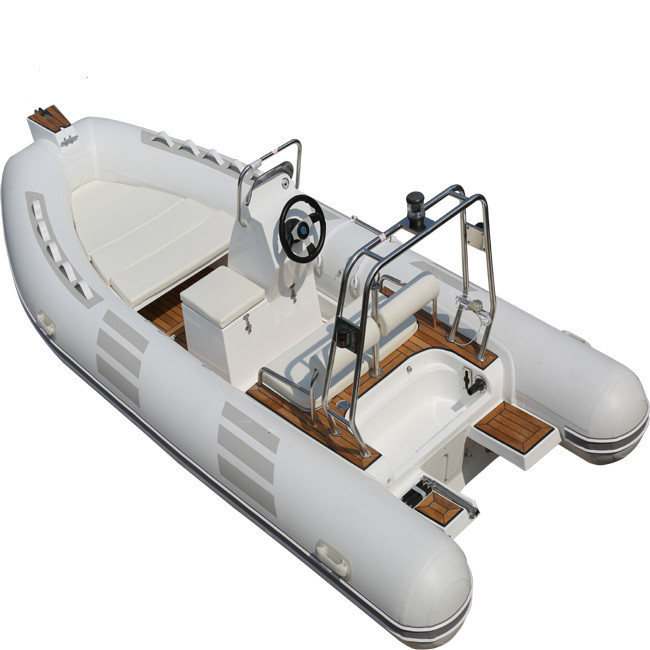 2022 orca hypalon rib boat 16ft with fuel tank light grey rib480D with
